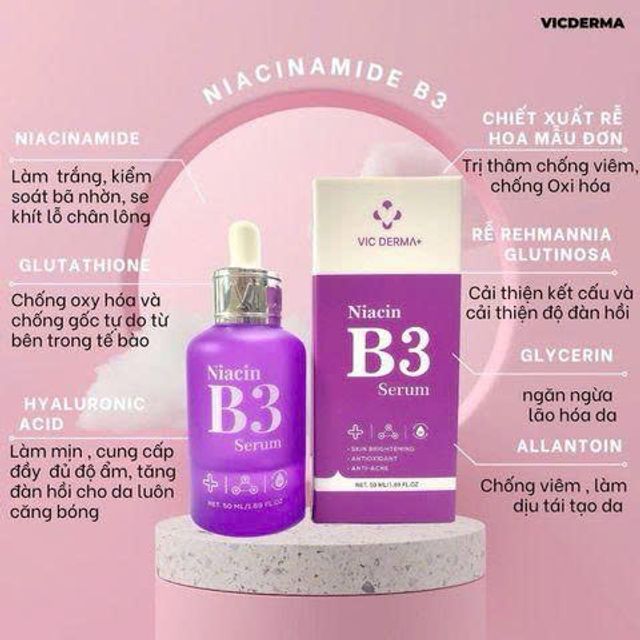 Serum B3 Niacinamide Vicderma 50ml