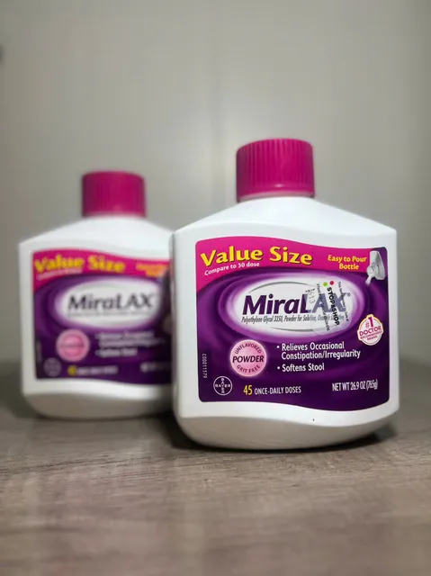 MiraLAX Gentle Constipation Relief Laxative Powder
