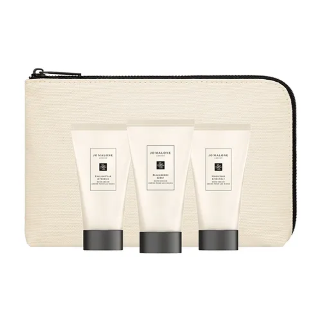 Sales Set Kem Dưỡng Da Tay K&egrave;m T&uacute;i Jo Malone Hand Cream Trio