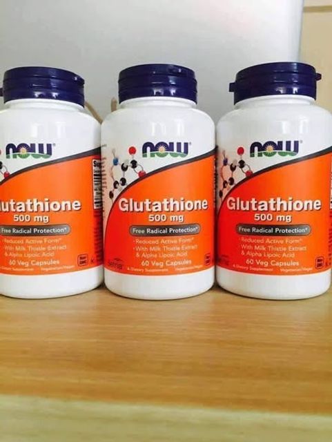 Vi&ecirc;n uống Glutathione NOW 500mg
