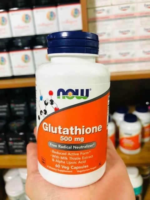Vi&ecirc;n uống Glutathione NOW 500mg