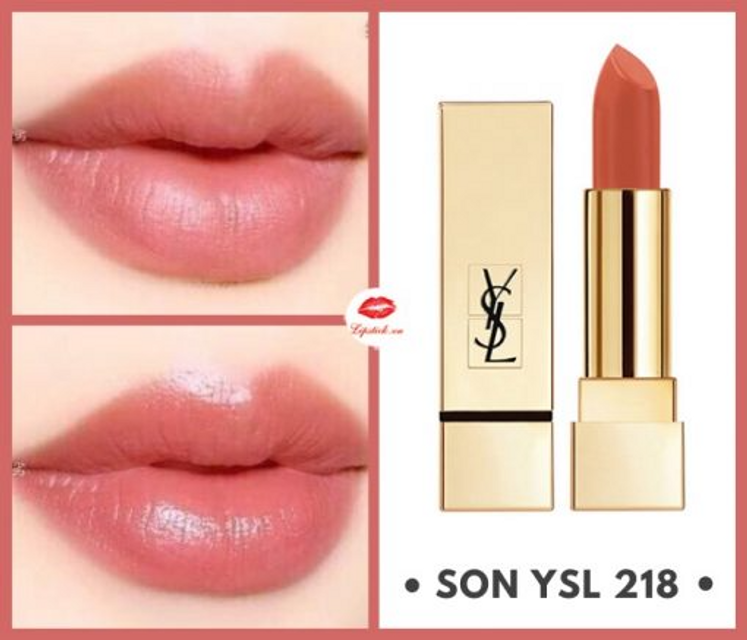 Son YSL 218 Coral Remix M&agrave;u Cam San H&ocirc;
