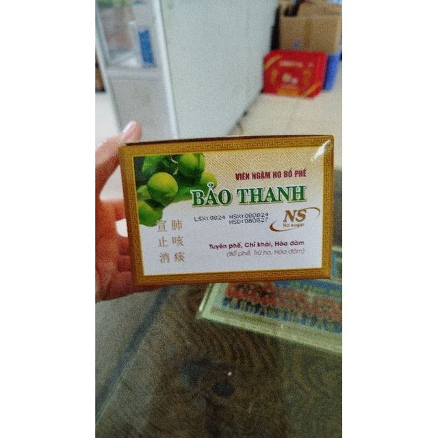 Bảo Thanh vi&ecirc;n ngậm kh&ocirc;ng đường
