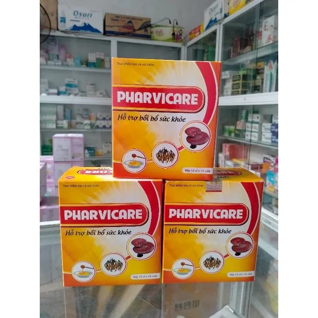Pharvicare hộp 10 vỉ &times;10 vi&ecirc;n