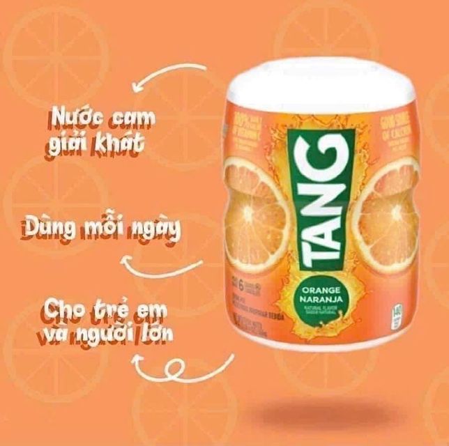 Bột Pha Nước Cam Tang Mỹ 566g - Dễ d&agrave;ng pha chế