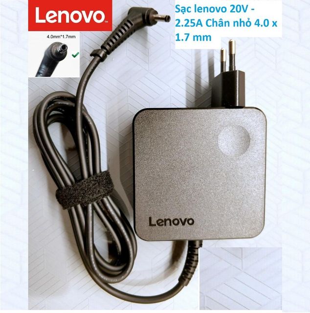 Sạc Laptop Lenovo 20V - 3.25A - 65W Ch&acirc;n nhỏ