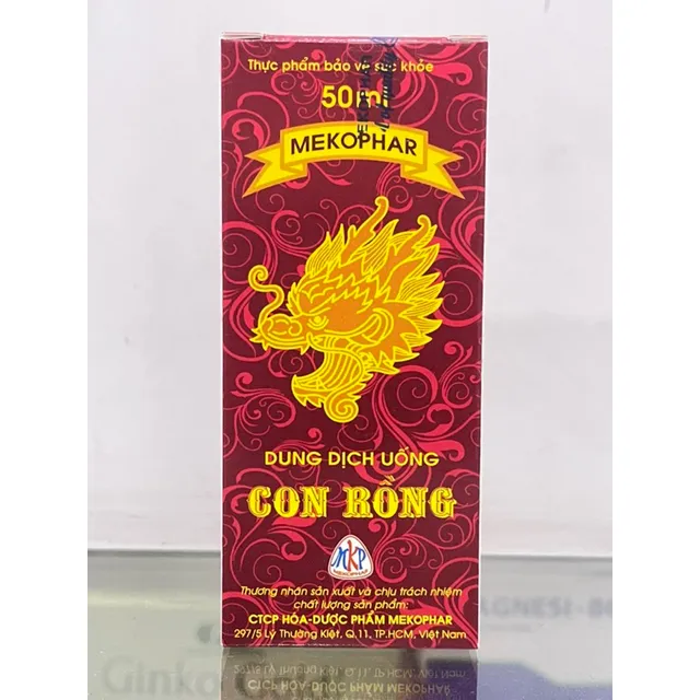 Dung dịch uống Con Rồng - hỗ trợ giảm lạnh bụng, đau bụng - 50ml