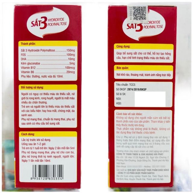 Sắt 3 Hydroxide Polymaltos
