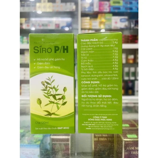 Siro P/H Ph&uacute;c Hưng - 120ml