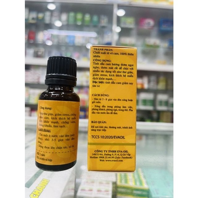 Hỗ trợ thư gi&atilde;n từ tinh dầu Eva Oil