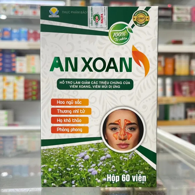 An Xoan - hỗ trợ l&agrave;m giảm biểu hiện vi&ecirc;m xoang
