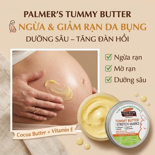 Kem ngừa rạn da bụng Palmer's Tummy Butter