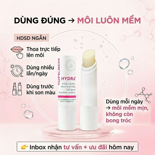 Topicrem Ultra Hydratant Stick L&egrave;vres
