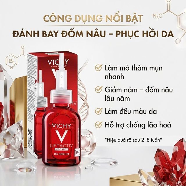 Tinh Chất Giảm Th&acirc;m N&aacute;m & Đốm N&acirc;u Vichy Liftactiv B3 Serum