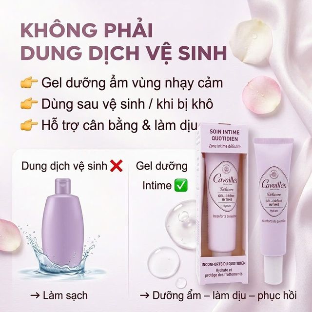 Rog&eacute; Cavaill&egrave;s Gel Dưỡng Ẩm V&ugrave;ng Nhạy Cảm