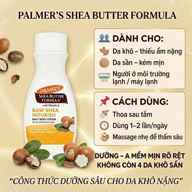 Sữa dưỡng thể Palmer's cho l&agrave;n da khỏe mạnh