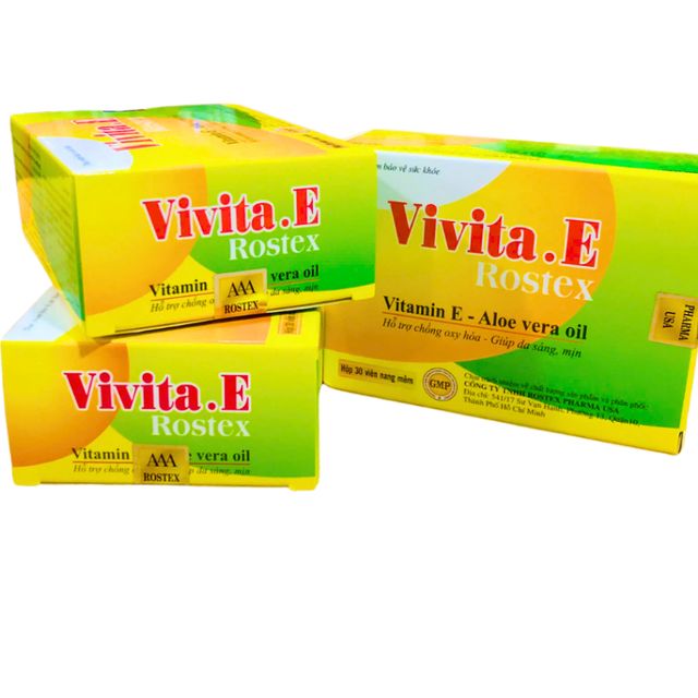 Vi&ecirc;n uống đẹp da Vivita.E Rostex Omega 3