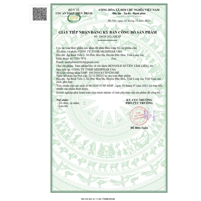 Siro Bengold Bổ Phế Giảm Ho