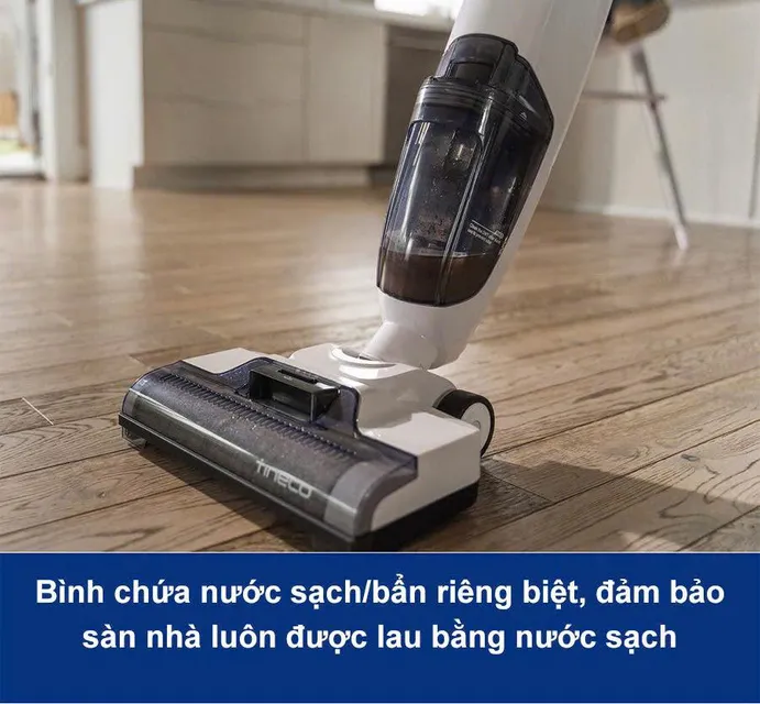M&aacute;y h&uacute;t bụi lau nh&agrave; Tineco Ifloor 2 MAX