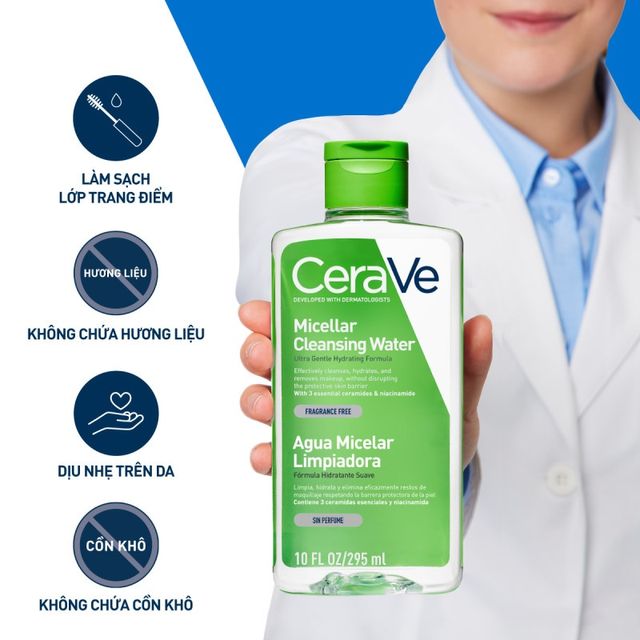 C&aacute;ch Sử Dụng Nước Tẩy Trang Cerave