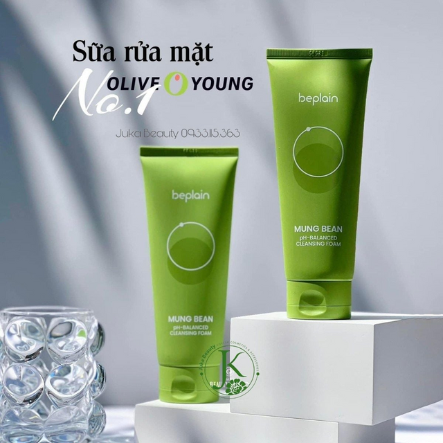 C&aacute;ch Sử Dụng Sữa Rửa Mặt Đậu Xanh Beplain
