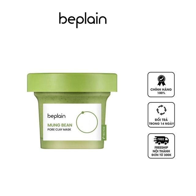Mặt Nạ Đất S&eacute;t Đậu Xanh Beplain