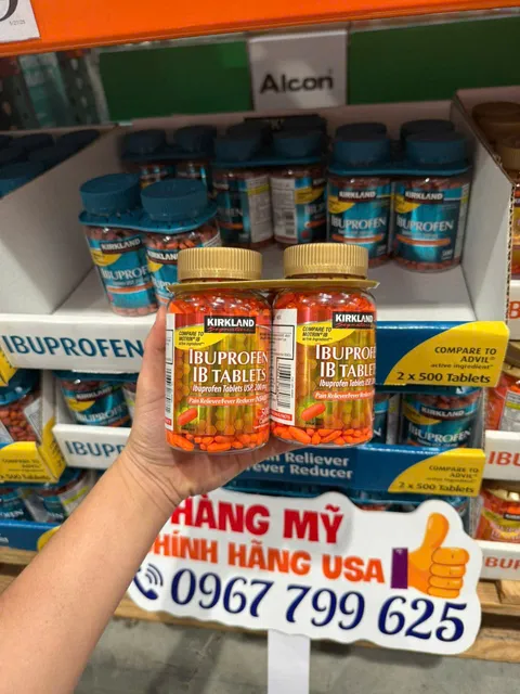 Vi&ecirc;n uống ibuprofen 500 vi&ecirc;n H&agrave;ng Mỹ