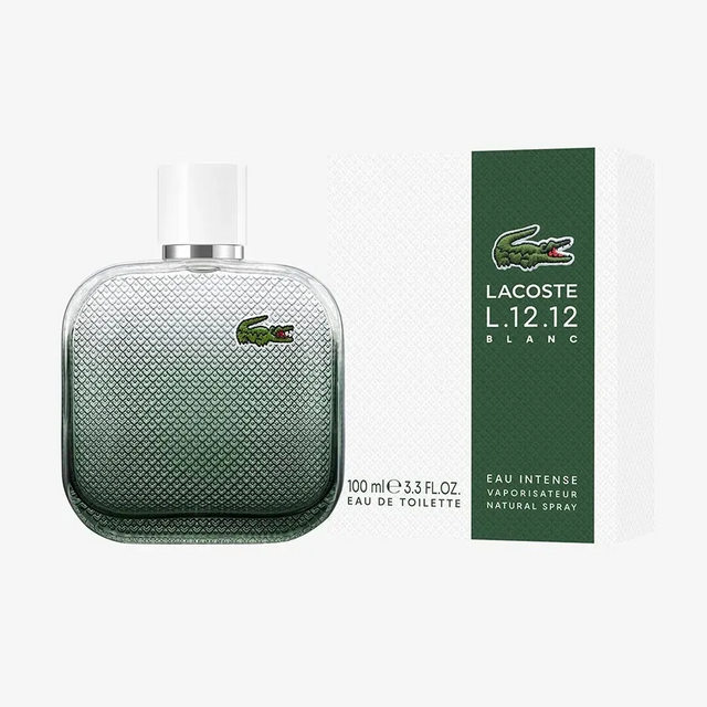 Thiết kế nước hoa nam Lacoste L.12.12 Blanc Eau Intense
