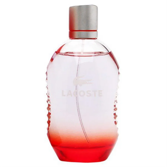 Lacoste Red Pour Homme Bottle Design