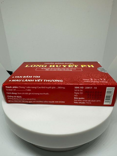 Hệ thống đ&oacute;ng g&oacute;i sản phẩm Long Huyết P/H Ph&uacute;c Hưng