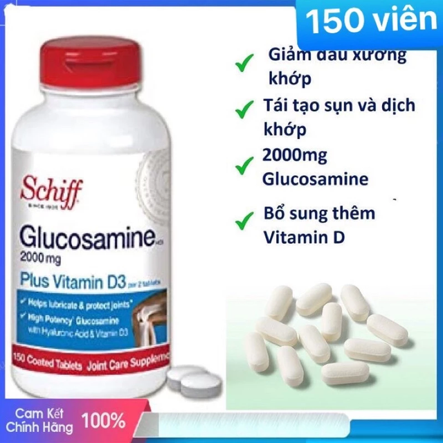 Schiff Glucosamine 2000Mg Plus Vitamin D3