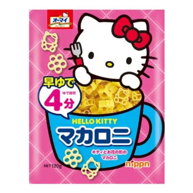 Nui ăn dặm cho b&eacute; Hello Kitty Nhật Bản 120gr