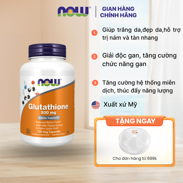 Vi&ecirc;n uống NOW FOODS Glutathione