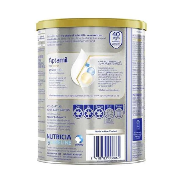 Sữa Aptamil &Uacute;c số 2 Profuttura 900gr