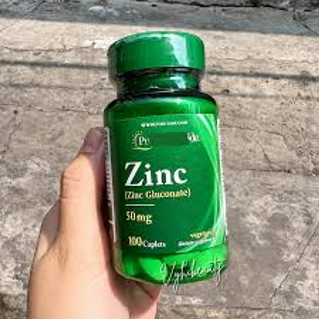 Vi&ecirc;n kẽm Zinc Puritan's Pride 50mg