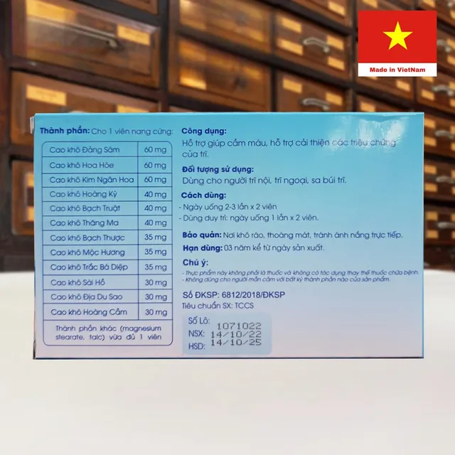 Bye Tri Plus - trĩ, giảm đau, co b&uacute;i trĩ