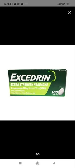 Vi&ecirc;n uống giảm đau đầu Excedrin Extra Strength