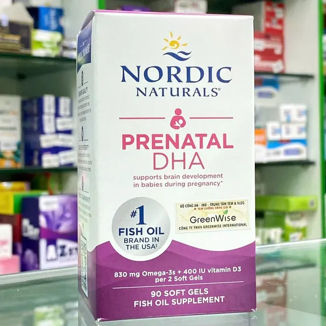 Nordic Naturals Prenatal DHA - Hỗ trợ sức khỏe to&agrave;n diện
