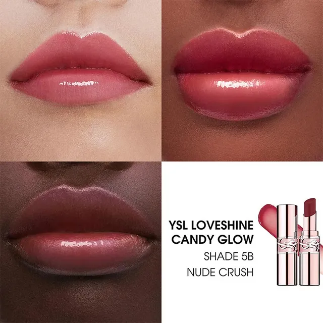 Son Dưỡng Yves Saint Laurent YSL Loveshine Candy Glow 5B Nude Crush 2