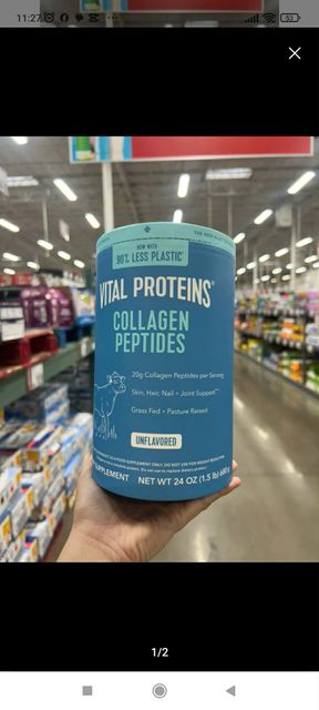 Bột Collagen Peptides Vital Proteins hộp 680g