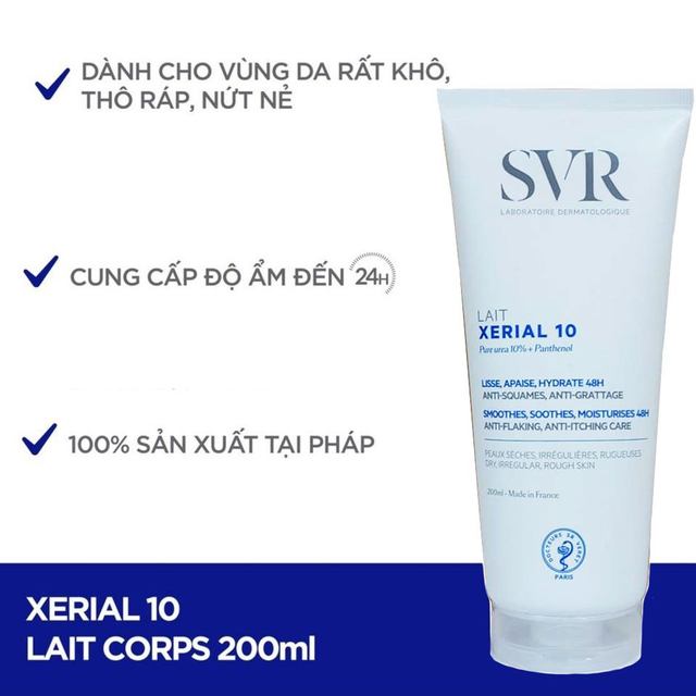 Sữa Dưỡng Thể SVR Xerial 10 Lait Corps 200ml