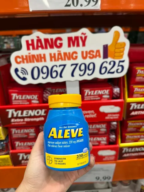 Vi&ecirc;n uống Aleve Strength to Last 12 Hours