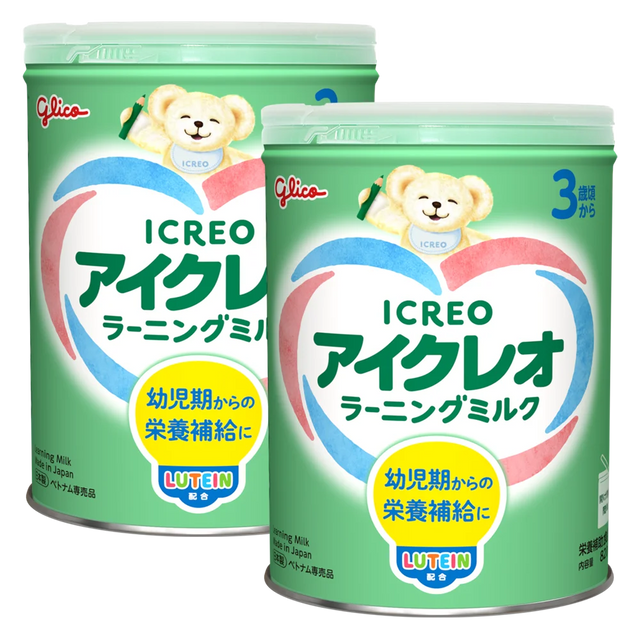 Combo 2 Thực phẩm bổ sung Icreo Learning Milk số 3 820g