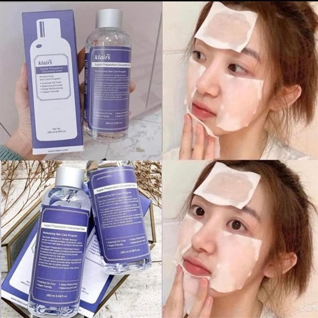 Nước Hoa Hồng Klairs Supple Preparation Unscented Toner