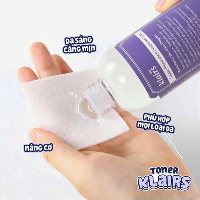 Nước Hoa Hồng Klairs Supple Preparation Unscented Toner