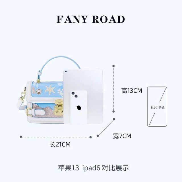 T&uacute;i cốp sao biển nh&agrave; FANY dễ thương, sang trọng