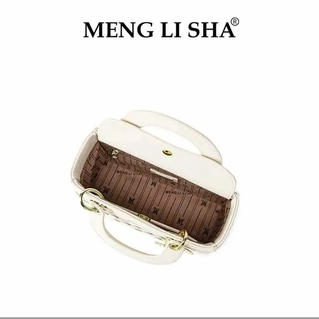 H&agrave;ng V.I.P LIMITED - T&uacute;i x&aacute;ch Nữ MENGLISHA M&agrave;u Trắng