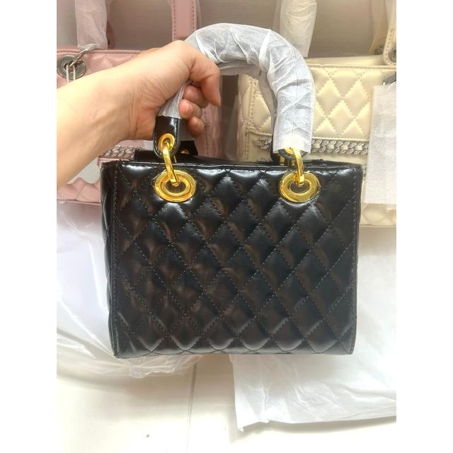 T&uacute;i x&aacute;ch Nữ D&aacute;ng Vu&ocirc;ng Size 20 Họa tiết đ&iacute;nh đ&aacute; bling bling