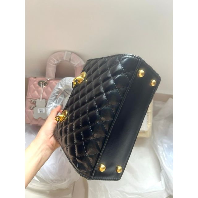 T&uacute;i x&aacute;ch Nữ D&aacute;ng Vu&ocirc;ng Size 20 Họa tiết đ&iacute;nh đ&aacute; bling bling