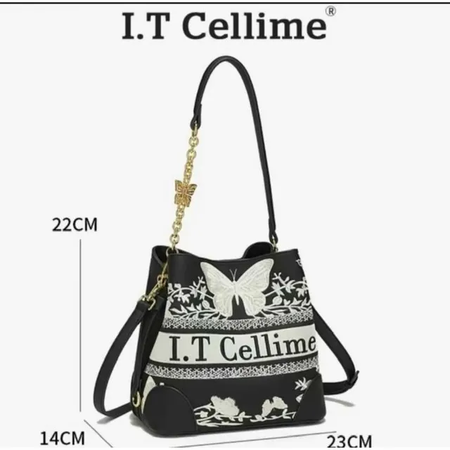 T&uacute;i x&aacute;ch Nữ I.T CELLIME kiểu th&ecirc;u Thời thượng, Thanh lịch, Dễ phối đồ